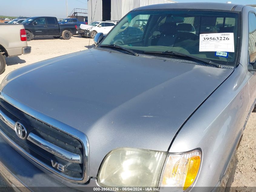 2001 Toyota Tundra Sr5 V8 VIN: 5TBRT34121S187302 Lot: 39563226