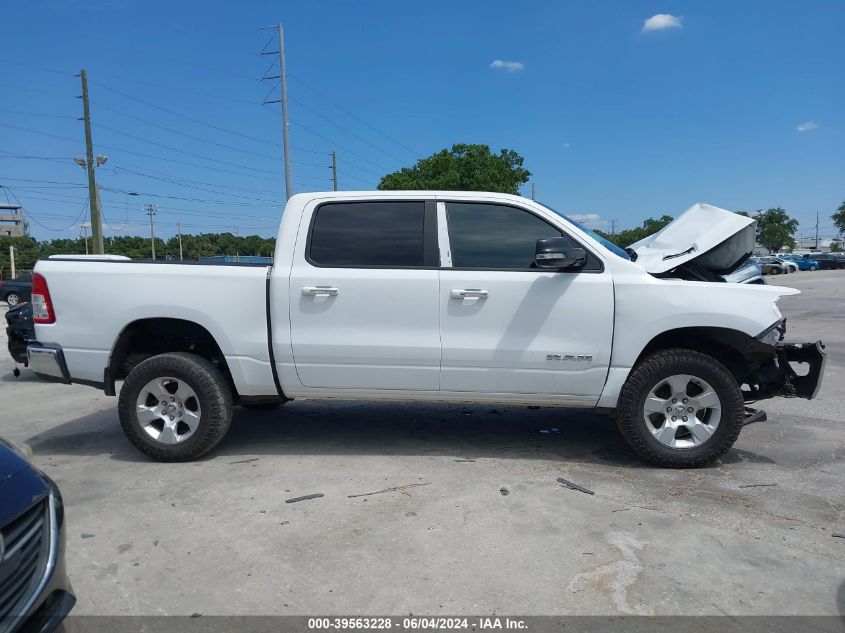 2019 Ram 1500 Big Horn/Lone Star 4X4 5'7 Box VIN: 1C6SRFFT6KN713467 Lot: 39563228