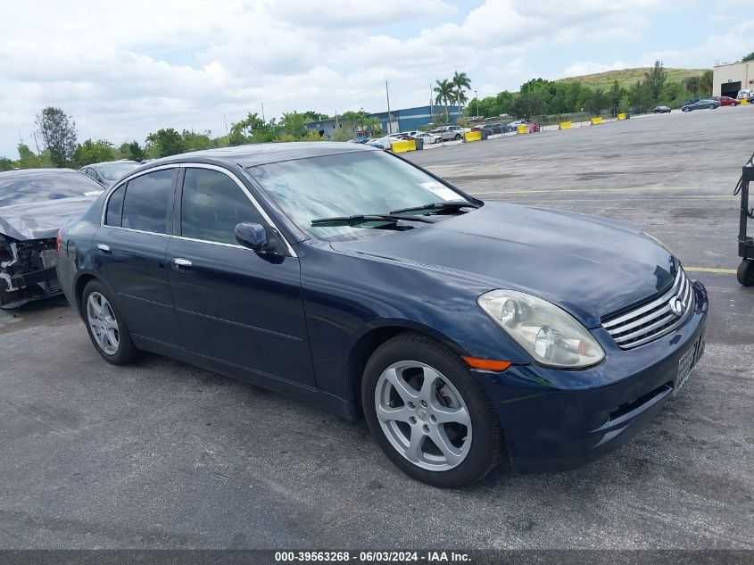 2004 Infiniti G35 VIN: JNKCV51E34M104775 Lot: 39563268