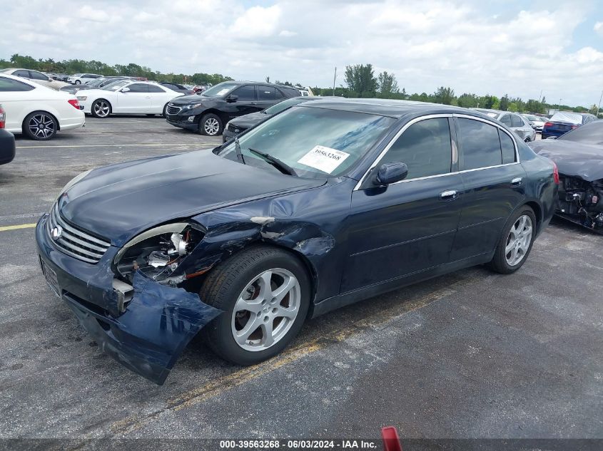 2004 Infiniti G35 VIN: JNKCV51E34M104775 Lot: 39563268