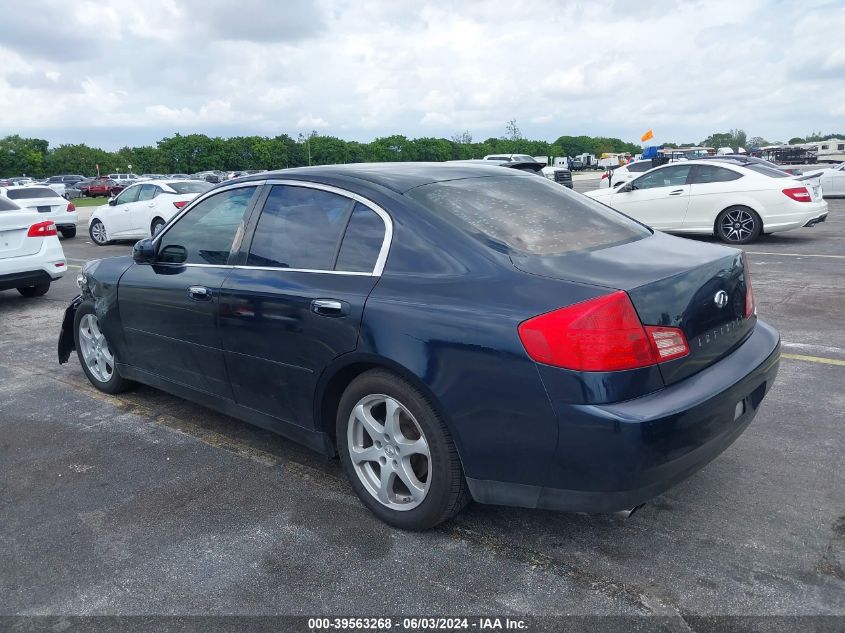 2004 Infiniti G35 VIN: JNKCV51E34M104775 Lot: 39563268