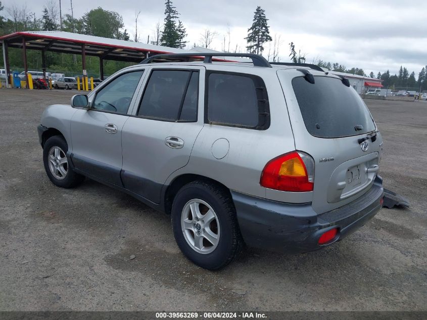 2003 Hyundai Santa Fe Gls/Lx VIN: KM8SC73D33U448491 Lot: 39563269