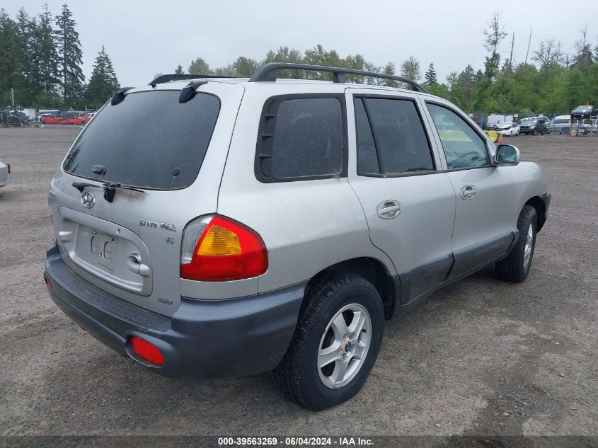 2003 Hyundai Santa Fe Gls/Lx VIN: KM8SC73D33U448491 Lot: 39563269