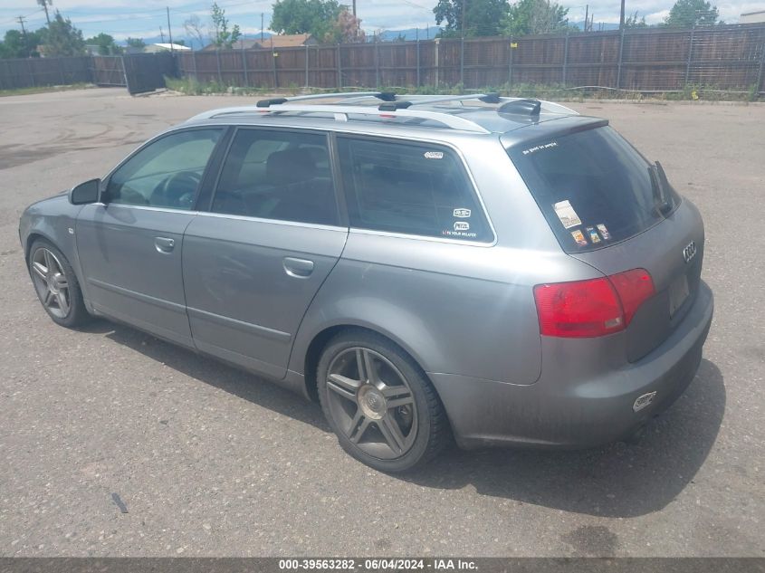 2006 Audi A4 2.0T Avant VIN: WAUKF78E36A177349 Lot: 39563282