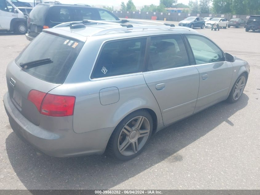 2006 Audi A4 2.0T Avant VIN: WAUKF78E36A177349 Lot: 39563282