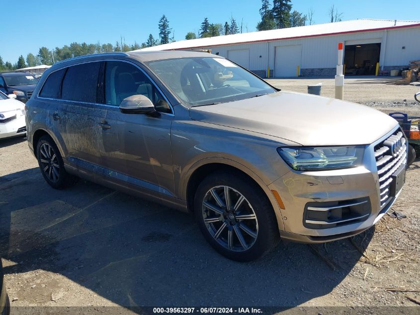 2019 Audi Q7 55 Premium VIN: WA1LAAF71KD034832 Lot: 39563297