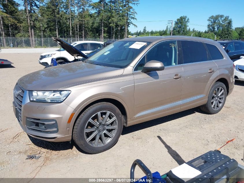 2019 Audi Q7 55 Premium VIN: WA1LAAF71KD034832 Lot: 39563297