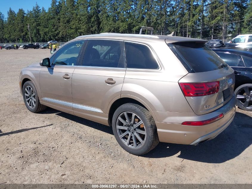 2019 Audi Q7 55 Premium VIN: WA1LAAF71KD034832 Lot: 39563297