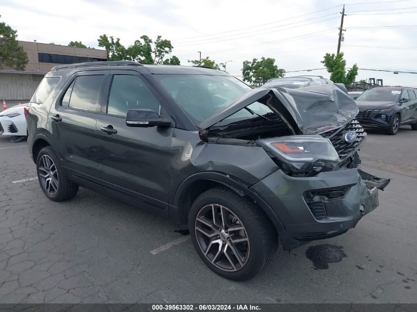 2019 Ford Explorer Sport VIN: 1FM5K8GT6KGB54149 Lot: 39563302