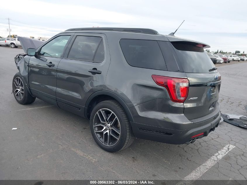 2019 Ford Explorer Sport VIN: 1FM5K8GT6KGB54149 Lot: 39563302