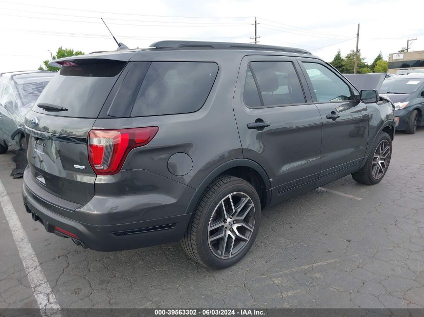 2019 Ford Explorer Sport VIN: 1FM5K8GT6KGB54149 Lot: 39563302