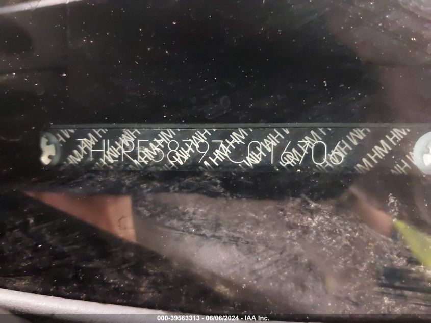 2007 Honda Cr-V Ex-L VIN: JHLRE38797C016706 Lot: 39563313