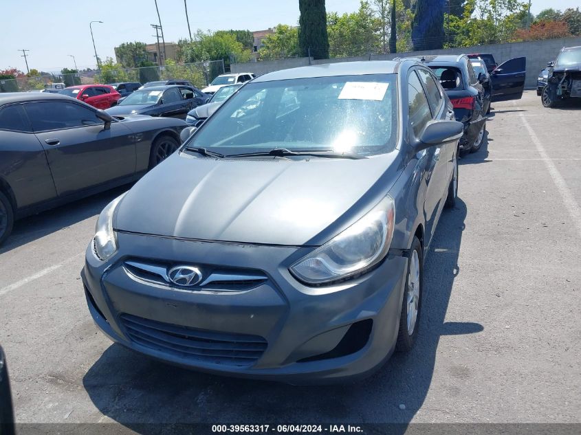 2013 Hyundai Accent Se VIN: KMHCU5AE9DU077582 Lot: 39563317