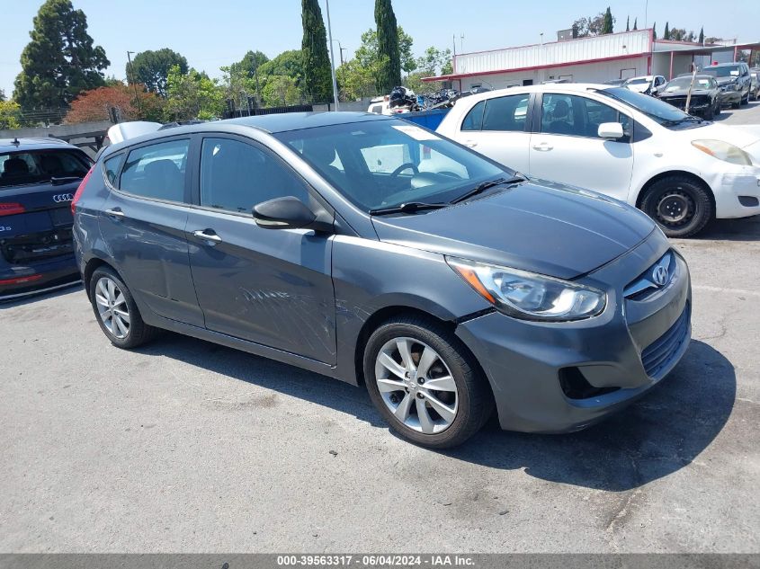 2013 Hyundai Accent Se VIN: KMHCU5AE9DU077582 Lot: 39563317