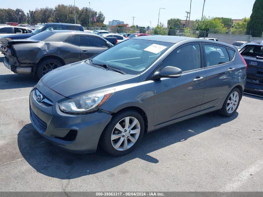 2013 Hyundai Accent Se VIN: KMHCU5AE9DU077582 Lot: 39563317