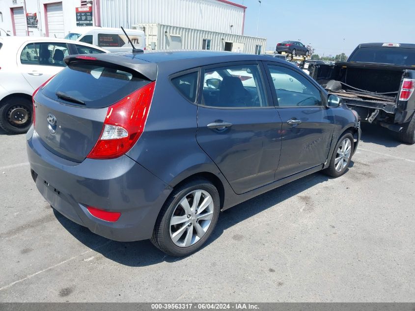 2013 Hyundai Accent Se VIN: KMHCU5AE9DU077582 Lot: 39563317