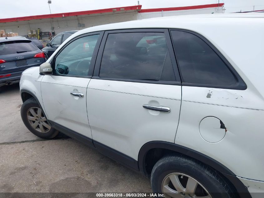 2012 Kia Sorento Lx VIN: 5XYKT3A14CG260893 Lot: 39563318