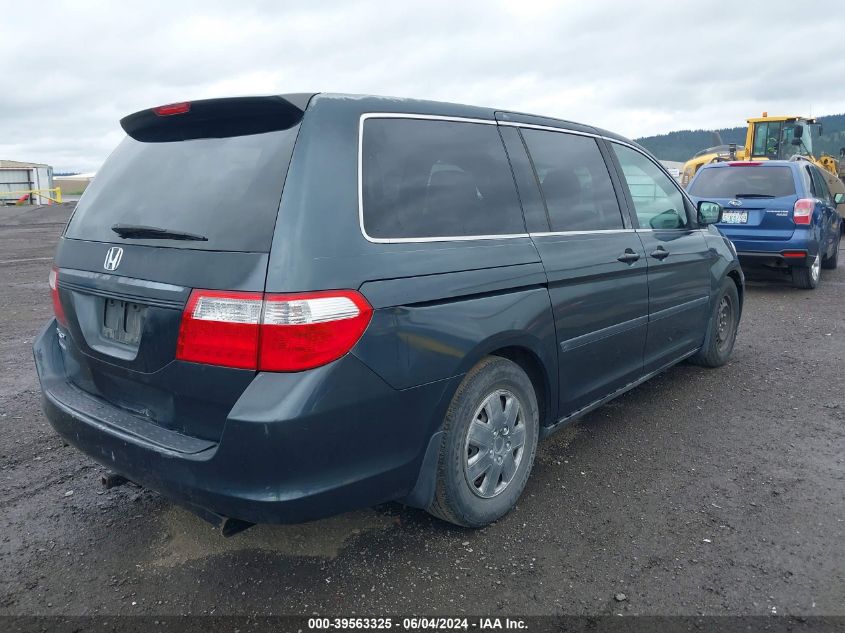 2006 Honda Odyssey Lx VIN: 5FNRL38256B045600 Lot: 39563325