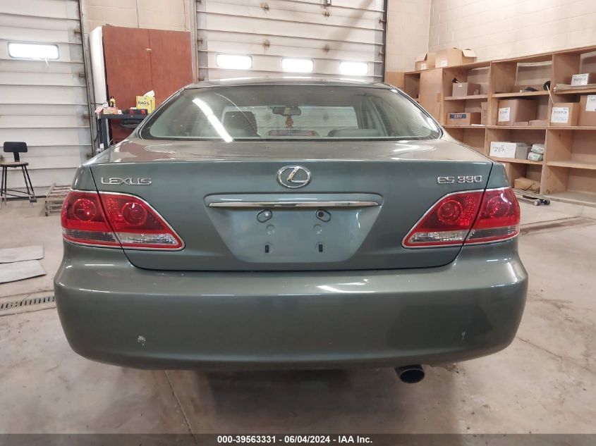 2006 Lexus Es 330 VIN: JTHBA30G765150282 Lot: 39563331