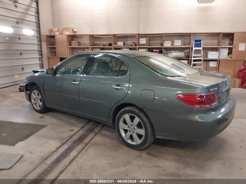 2006 Lexus Es 330 VIN: JTHBA30G765150282 Lot: 39563331