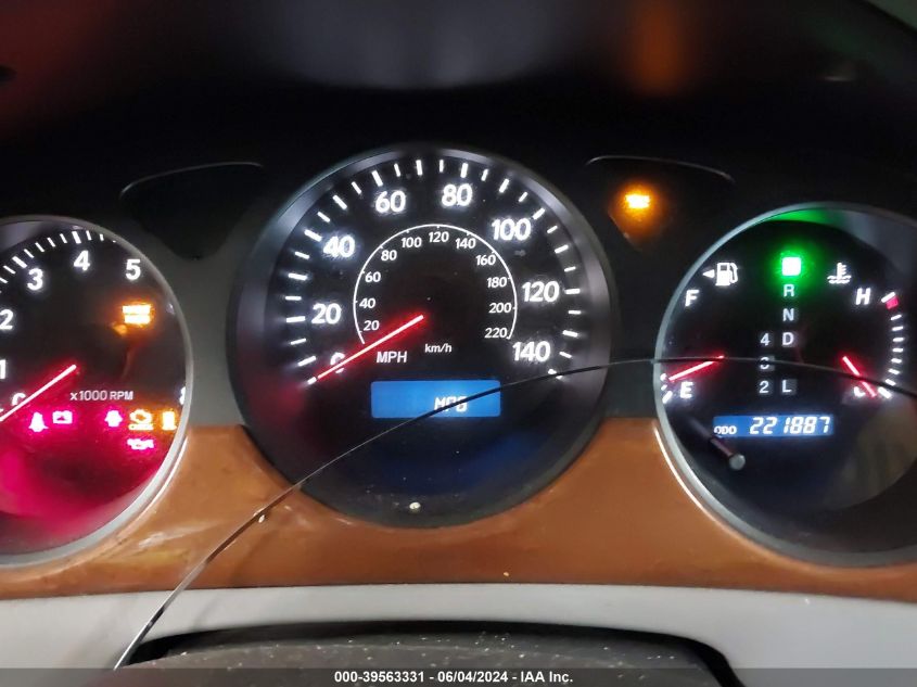 2006 Lexus Es 330 VIN: JTHBA30G765150282 Lot: 39563331