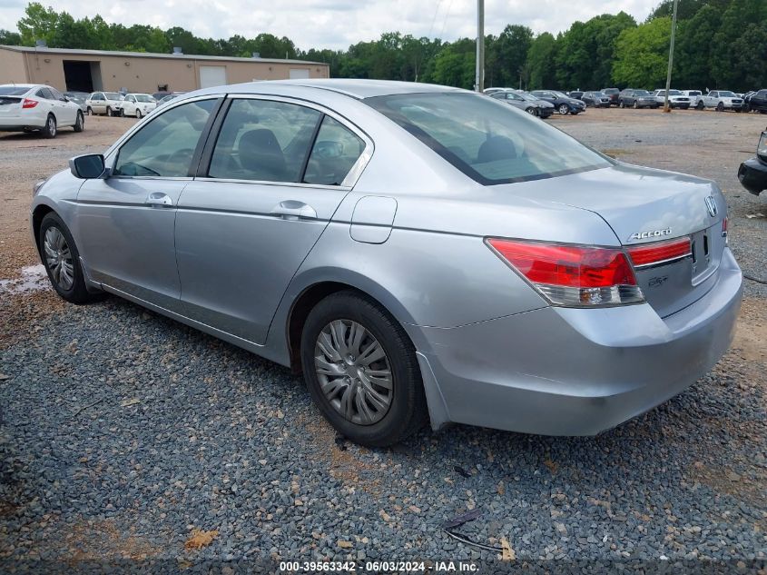 2012 Honda Accord 2.4 Lx VIN: 1HGCP2F33CA238396 Lot: 39563342