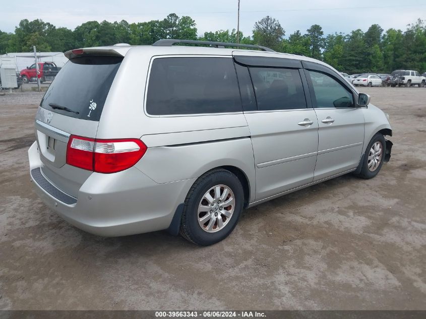 2006 Honda Odyssey Touring VIN: 5FNRL38836B114529 Lot: 39563343