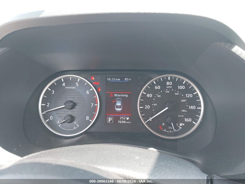 2022 Nissan Sentra S Xtronic Cvt VIN: 3N1AB8BV1NY293221 Lot: 39563346