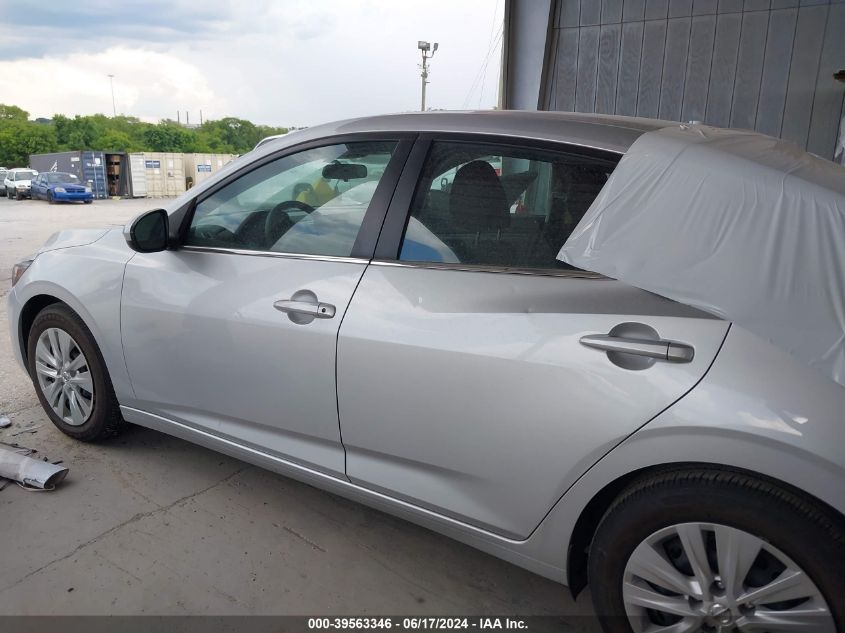 2022 Nissan Sentra S Xtronic Cvt VIN: 3N1AB8BV1NY293221 Lot: 39563346