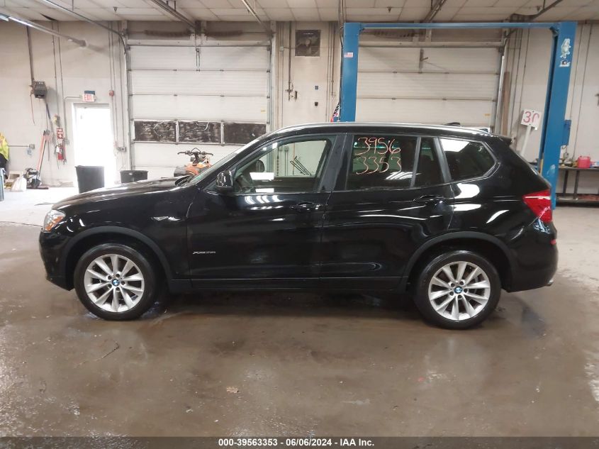 2016 BMW X3 xDrive28I VIN: 5UXWX9C54G0D92946 Lot: 39563353