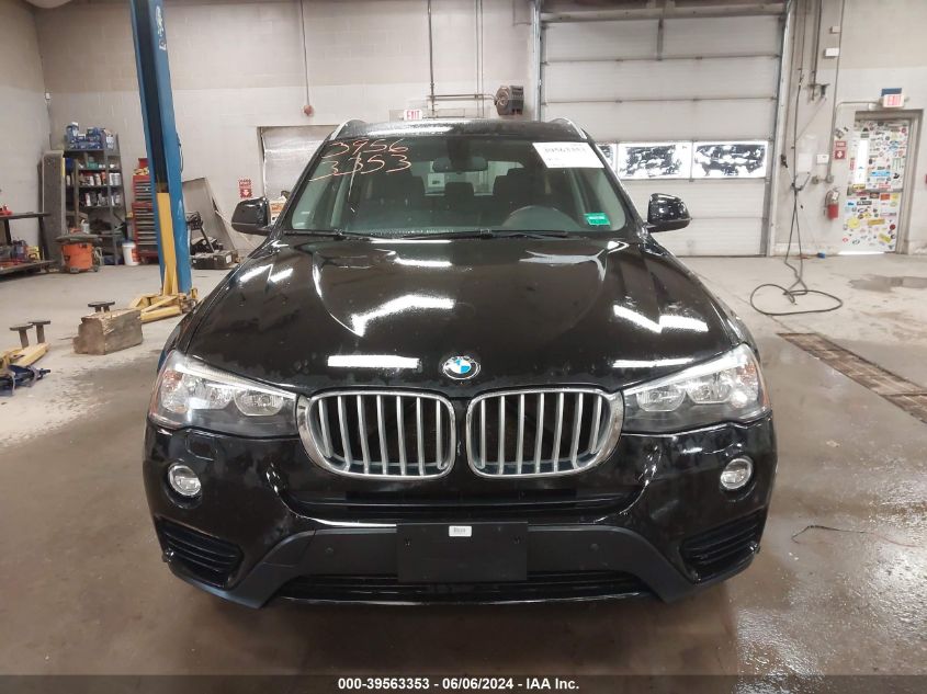 2016 BMW X3 xDrive28I VIN: 5UXWX9C54G0D92946 Lot: 39563353