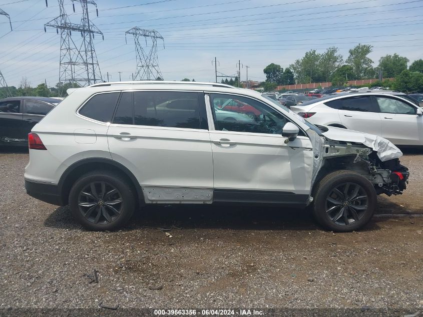 2022 Volkswagen Tiguan 2.0T Se VIN: 3VV2B7AX3NM175694 Lot: 39563356