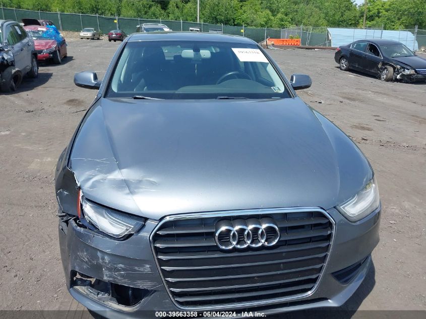 2013 Audi A4 2.0T Premium VIN: WAUFFAFL2DN020336 Lot: 39563358