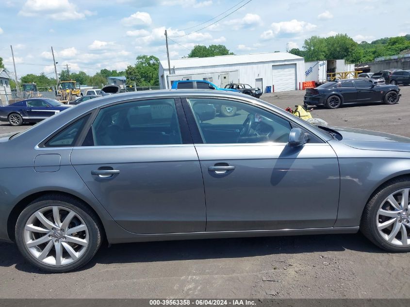 2013 Audi A4 2.0T Premium VIN: WAUFFAFL2DN020336 Lot: 39563358