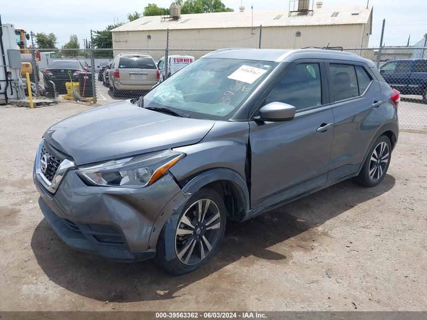 VIN 3N1CP5CU2KL547381 2019 NISSAN KICKS SV