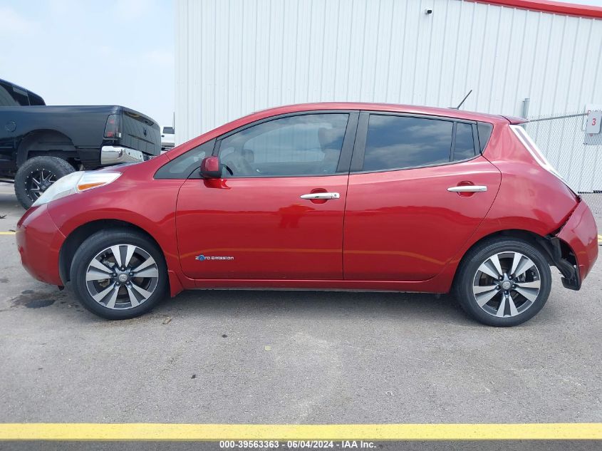 2015 Nissan Leaf Sv VIN: 1N4AZ0CP0FC313534 Lot: 39563363