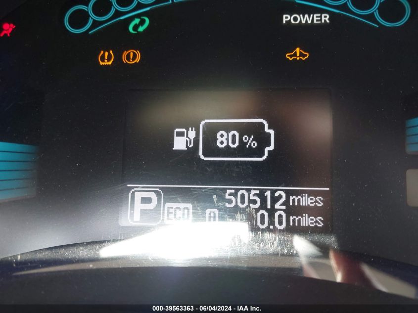 2015 Nissan Leaf Sv VIN: 1N4AZ0CP0FC313534 Lot: 39563363