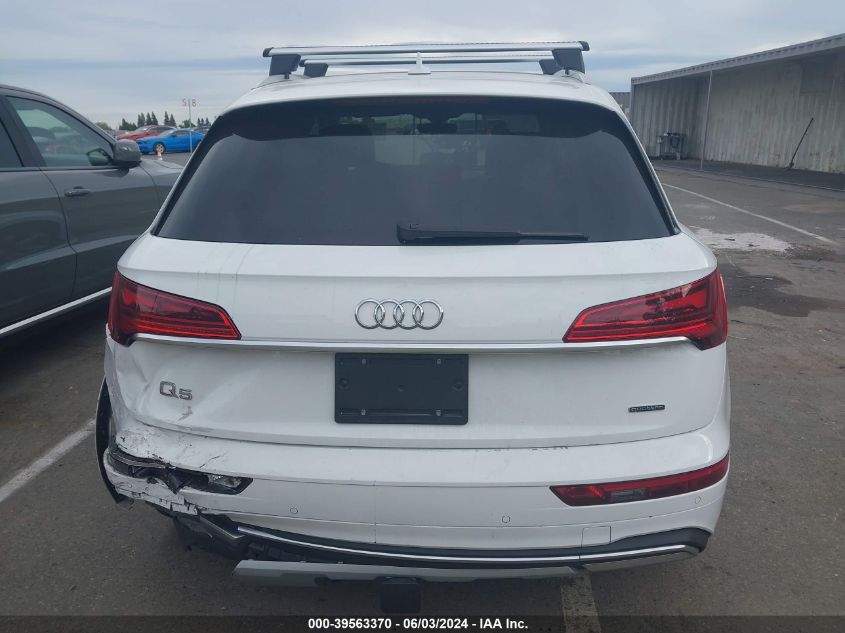 2021 Audi Q5 Premium Plus 45 Tfsi Quattro S Tronic VIN: WA1BAAFY9M2025640 Lot: 39563370