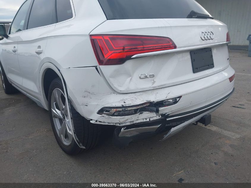 2021 Audi Q5 Premium Plus 45 Tfsi Quattro S Tronic VIN: WA1BAAFY9M2025640 Lot: 39563370