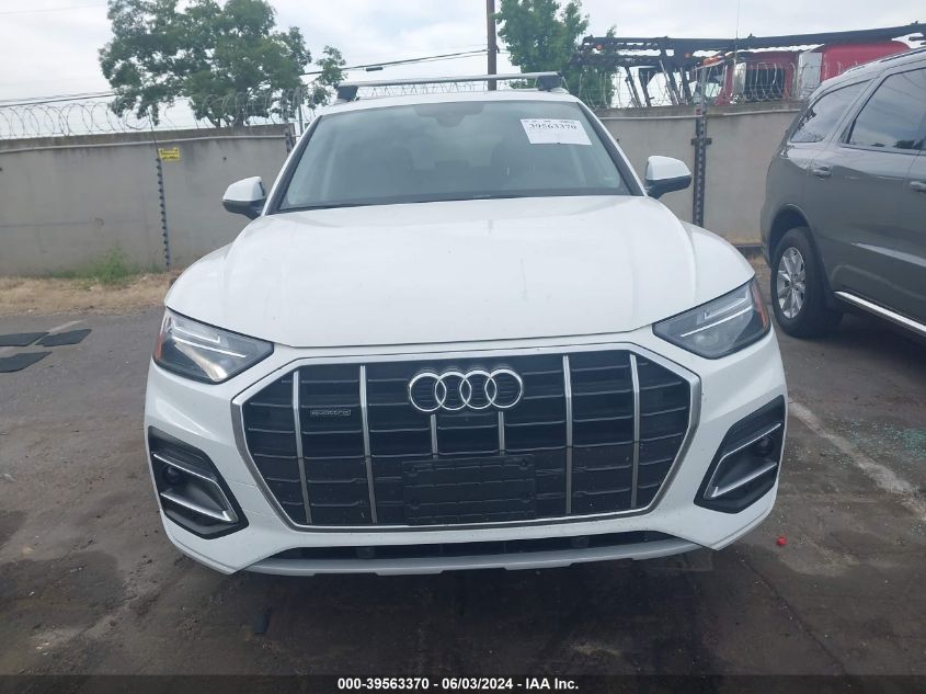 2021 Audi Q5 Premium Plus 45 Tfsi Quattro S Tronic VIN: WA1BAAFY9M2025640 Lot: 39563370