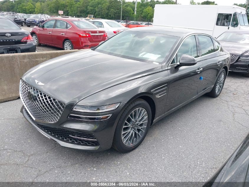 2024 Genesis G80 Advanced VIN: KMTGB4SC4RU241252 Lot: 39563384