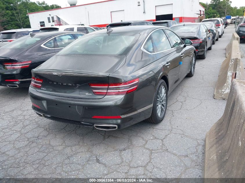 2024 Genesis G80 Advanced VIN: KMTGB4SC4RU241252 Lot: 39563384