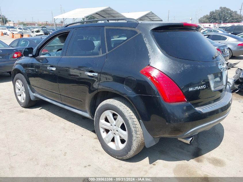 2007 Nissan Murano S VIN: JN8AZ08WX7W619445 Lot: 39563386