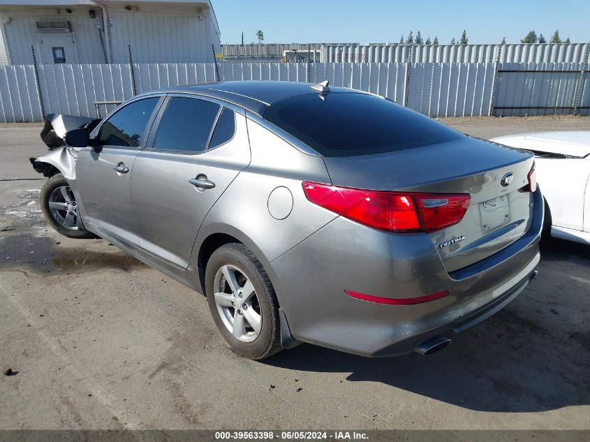 2014 Kia Optima Lx VIN: 5XXGM4A78EG279676 Lot: 39563398