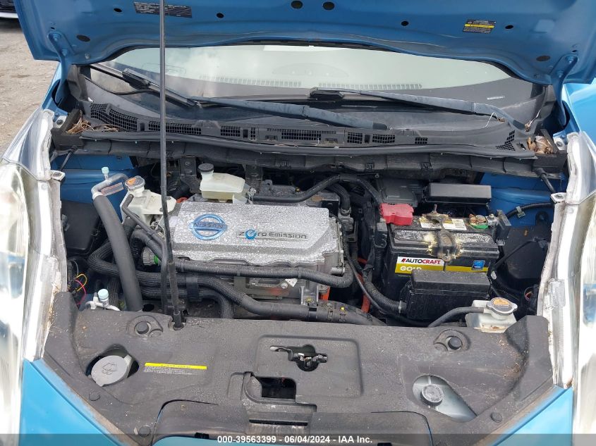 2012 Nissan Leaf Sl VIN: JN1AZ0CP0CT017177 Lot: 39563399