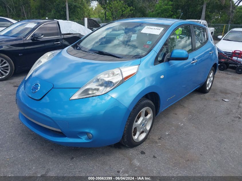 2012 Nissan Leaf Sl VIN: JN1AZ0CP0CT017177 Lot: 39563399