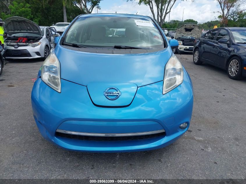2012 Nissan Leaf Sl VIN: JN1AZ0CP0CT017177 Lot: 39563399