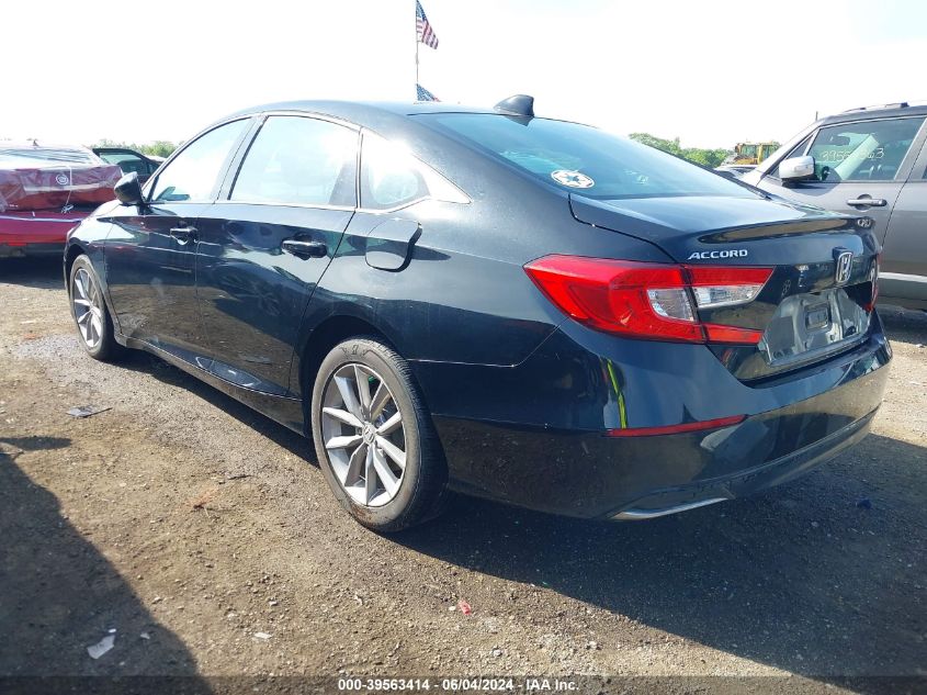 2021 Honda Accord Lx VIN: 1HGCV1F1XMA073219 Lot: 39563414