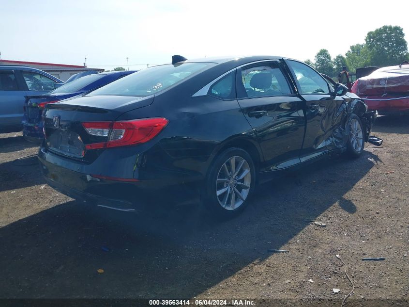 2021 Honda Accord Lx VIN: 1HGCV1F1XMA073219 Lot: 39563414