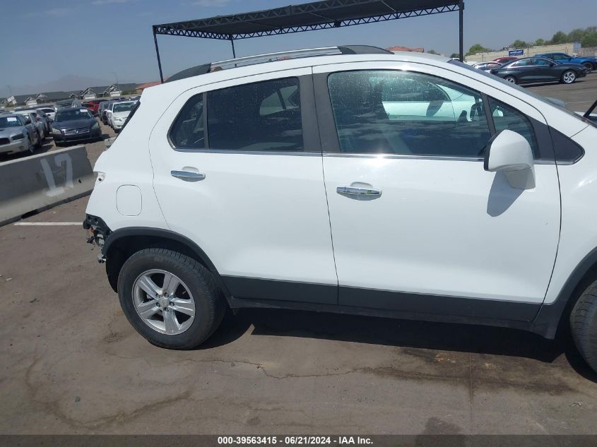 2018 Chevrolet Trax Lt VIN: KL7CJPSB4JB611881 Lot: 39563415